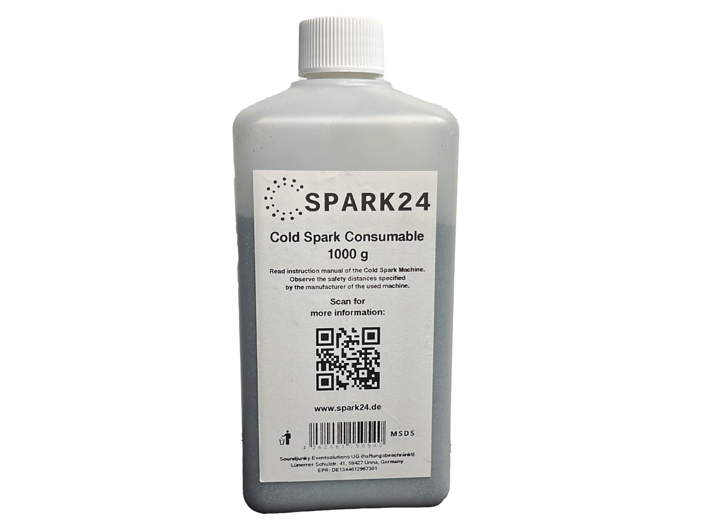 Polvo de chispa fría de titanio Gránulos para máquina de chispa fría