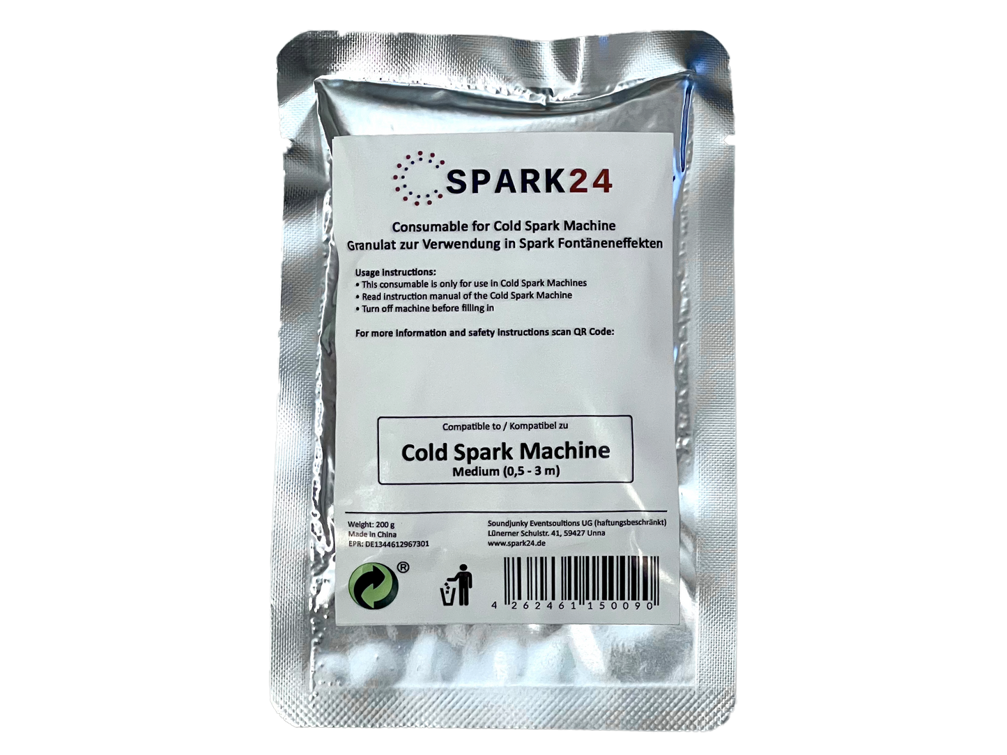 Spark Granulés étincelles froides pour machine Cold Spark Médium