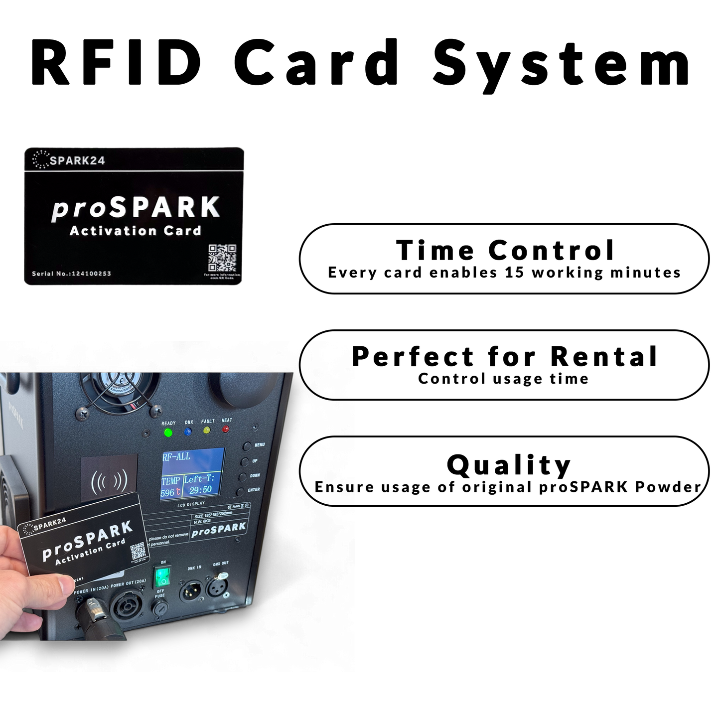 ProSpark Cold Spark Machine