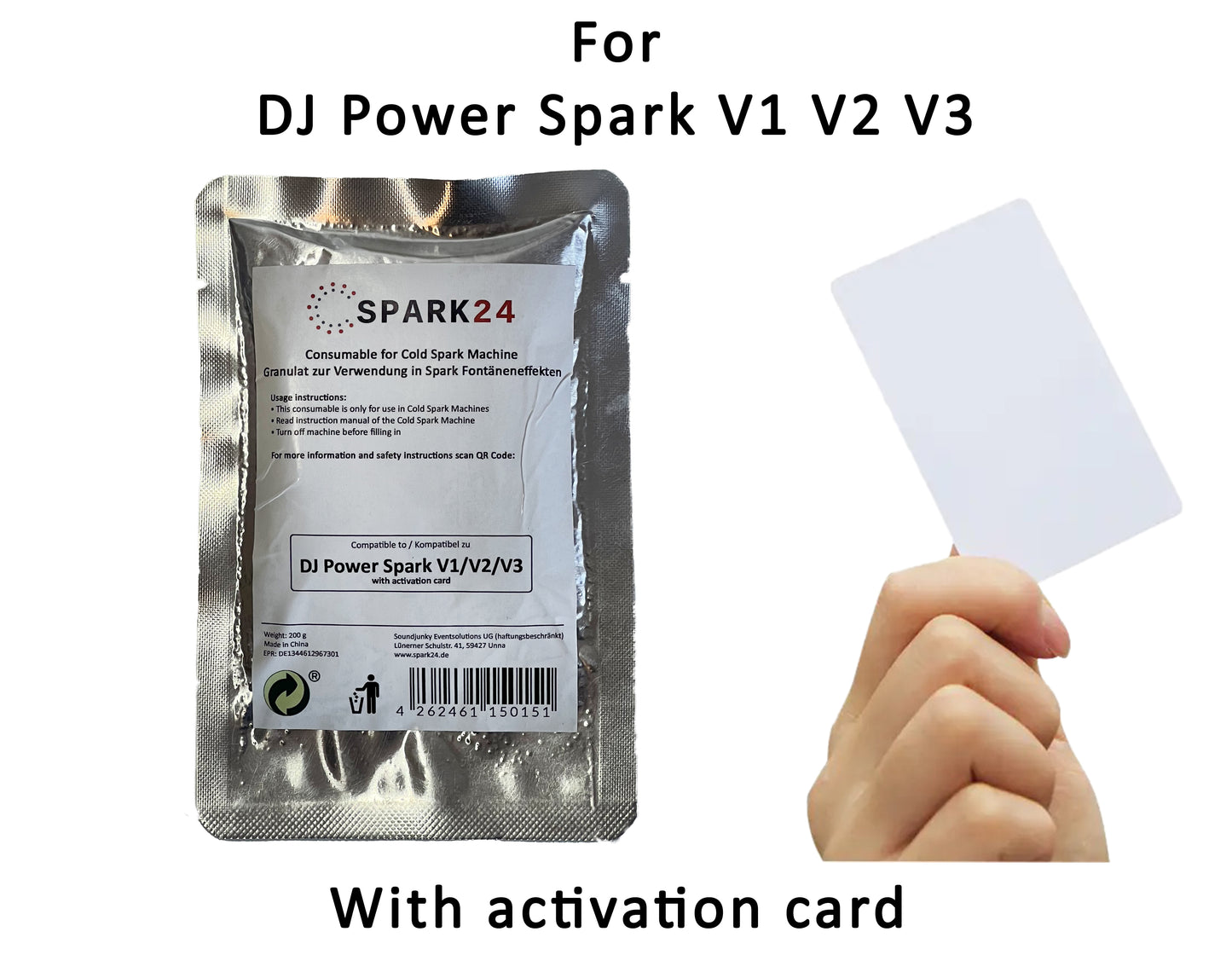 Granuli compatibili con DJ Power SPARK V1 V2 V3